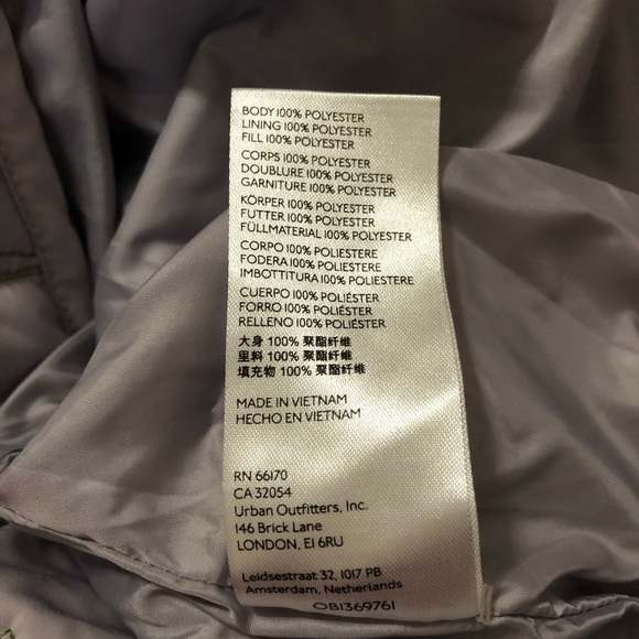 Urban Outfitters Light Gray Quilted Jacket - Picture 8 of 10